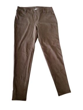 Brown Slim Stretch Pants